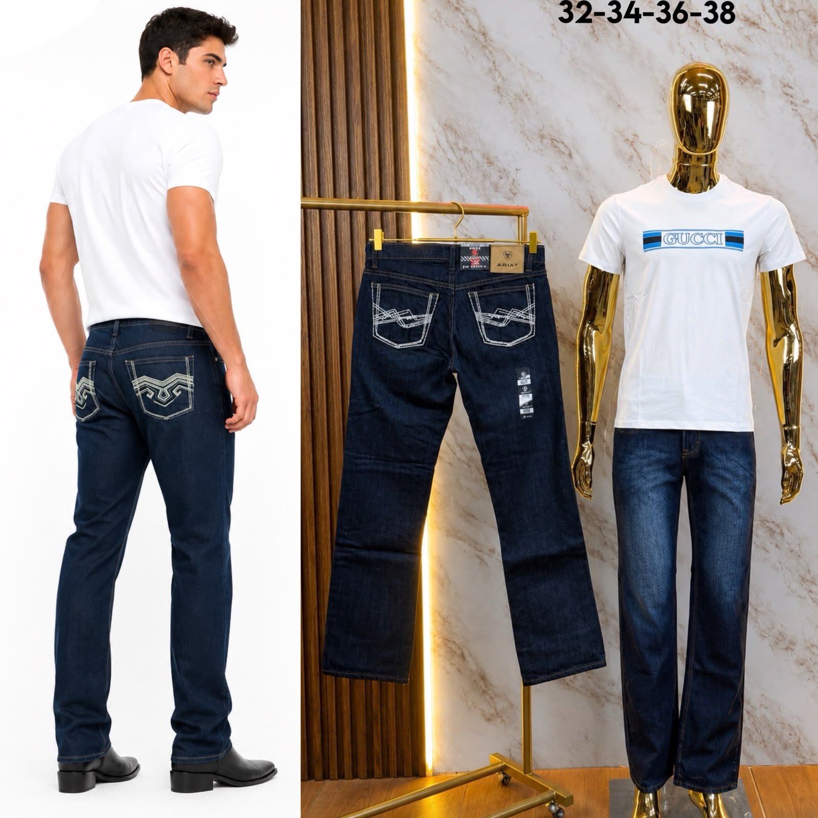 PANTALON CABALLERO ART BORDADO MOD NW 2 - Image 4