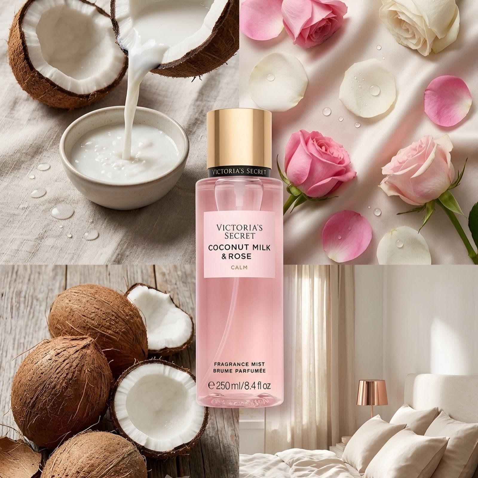 LOCION VS COCONUT MILK AND ROSE