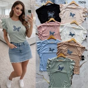 BLUSA BRILLOS MARIPOSAS 5016