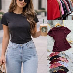 BLUSA BASICA LISA PAQUETE 12 PIEZAS