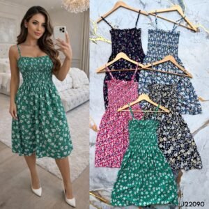 VESTIDO TIRANTES FLORAL 2090