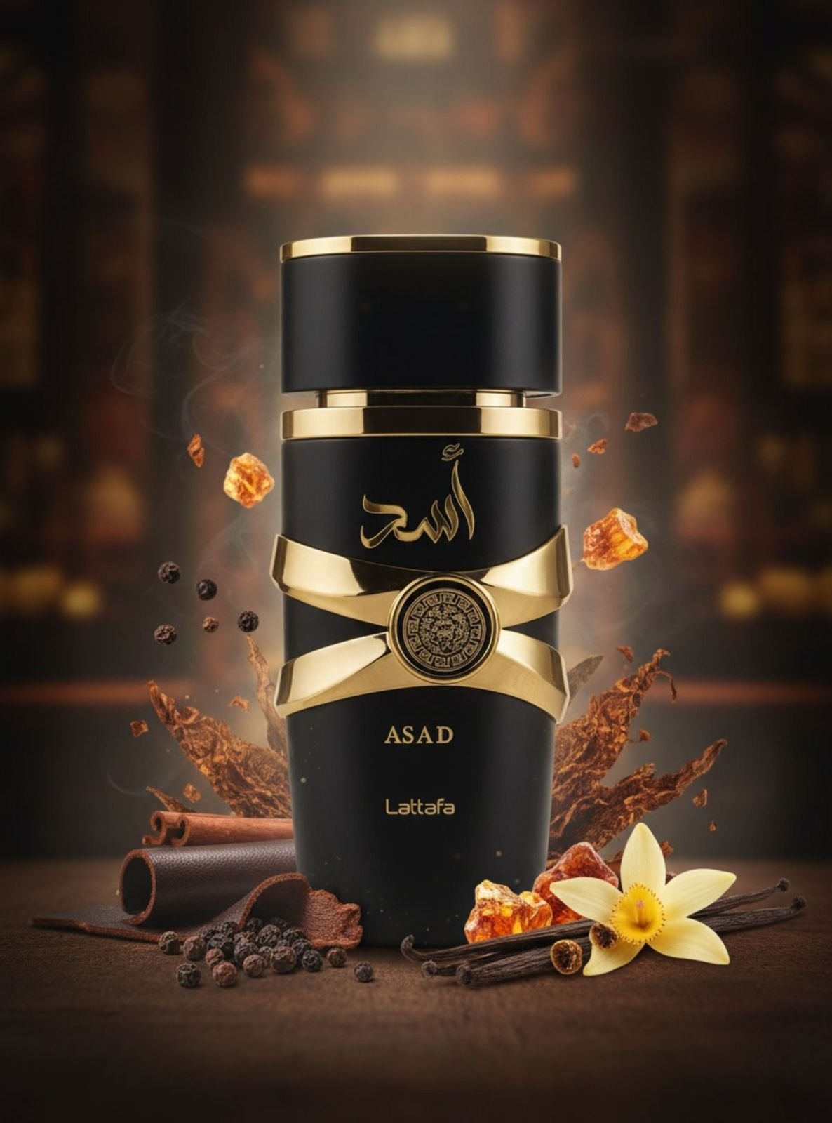 PERFUME ARABE CABALLERO LATTAFA NEGRO - Image 4