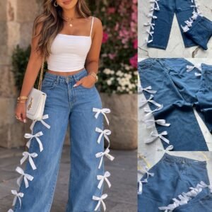 PANTALON CORTE WIDE LEG MOÑOS