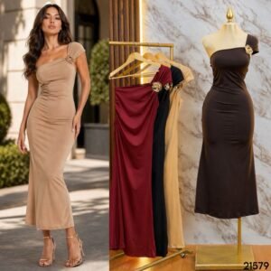 VESTIDO CON APLICACION 1579