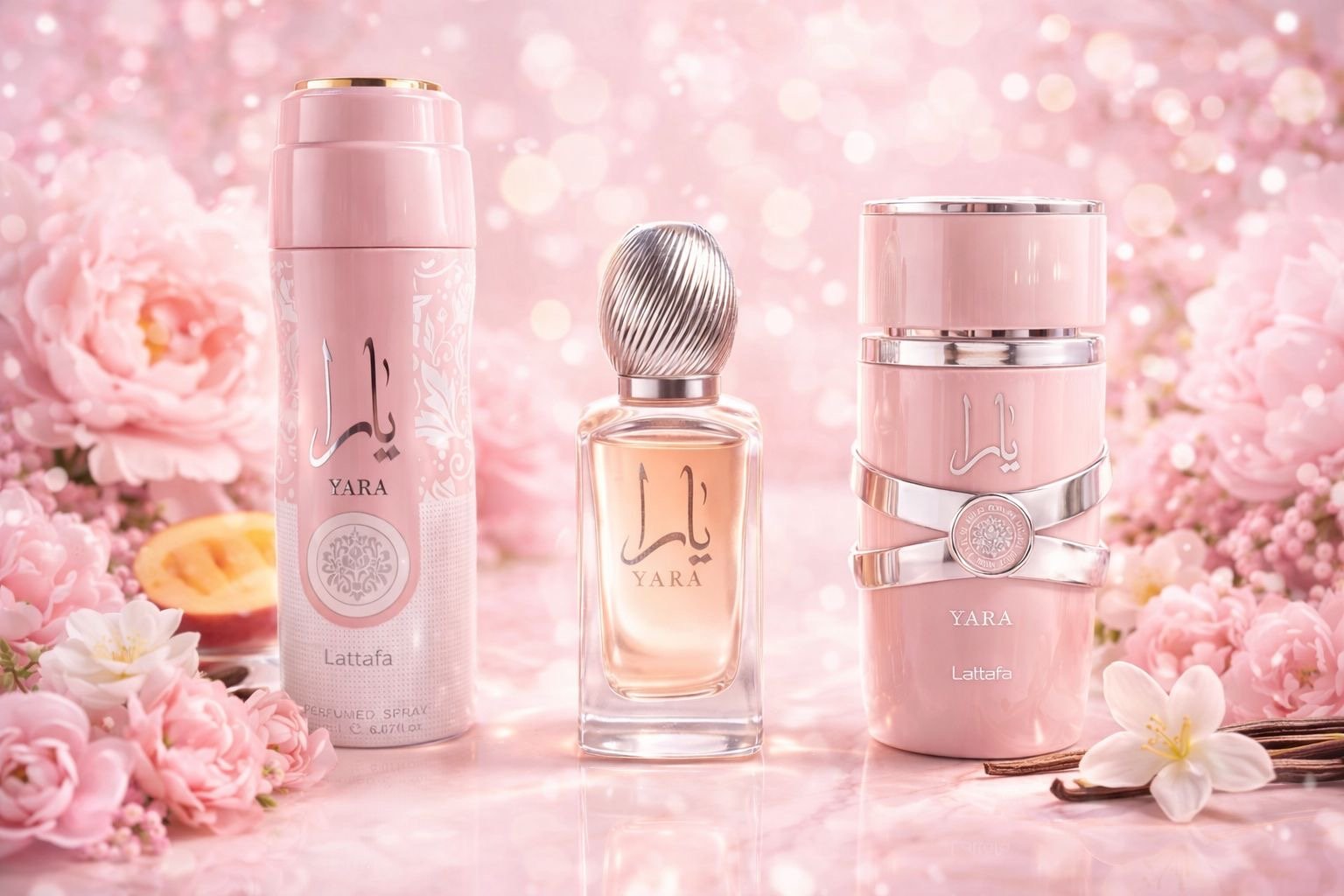 SET PERFUME ARABE YARA LATAFA 3 PIEZAS - Image 2