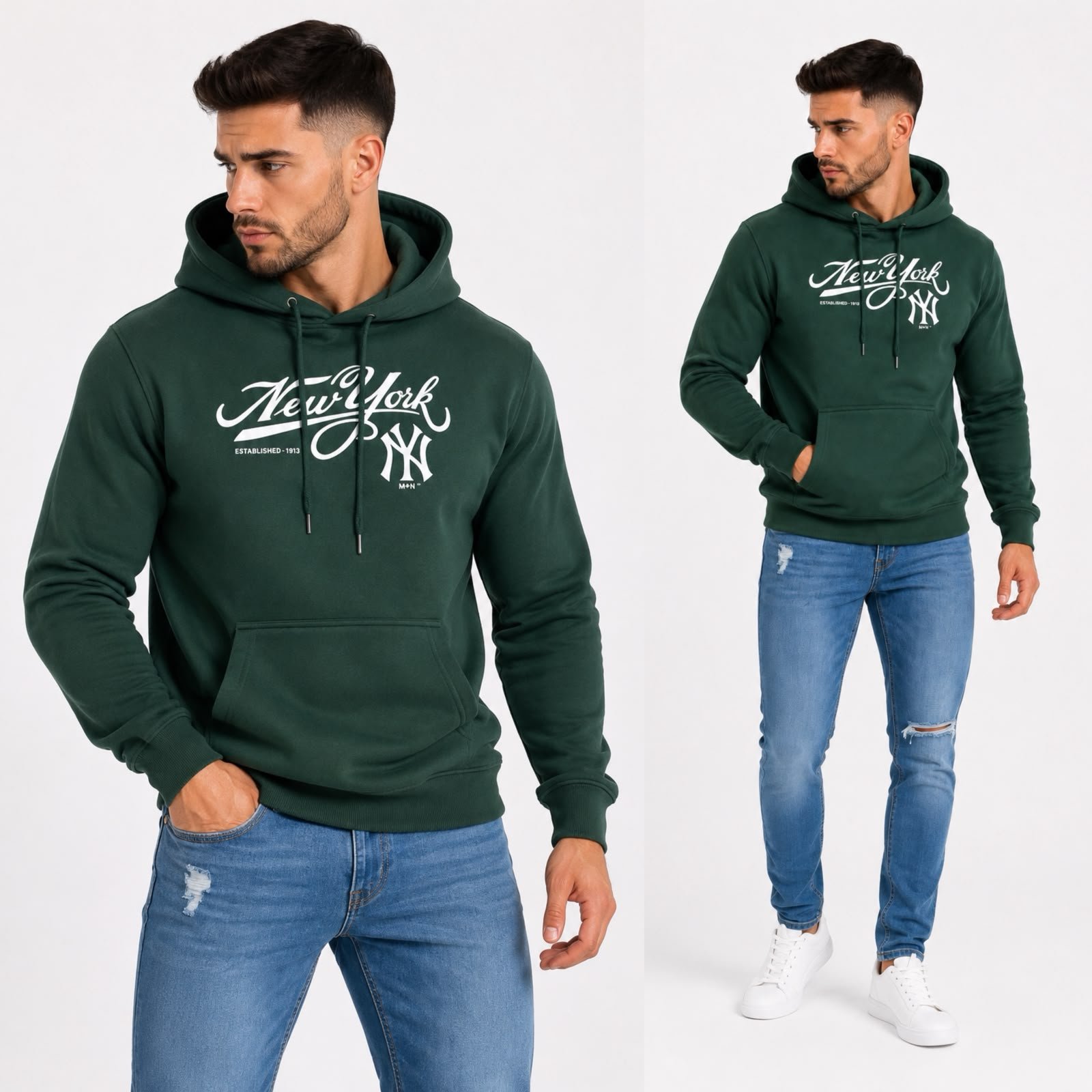 SUDADERA UNISEX NY LETTERS - Image 3