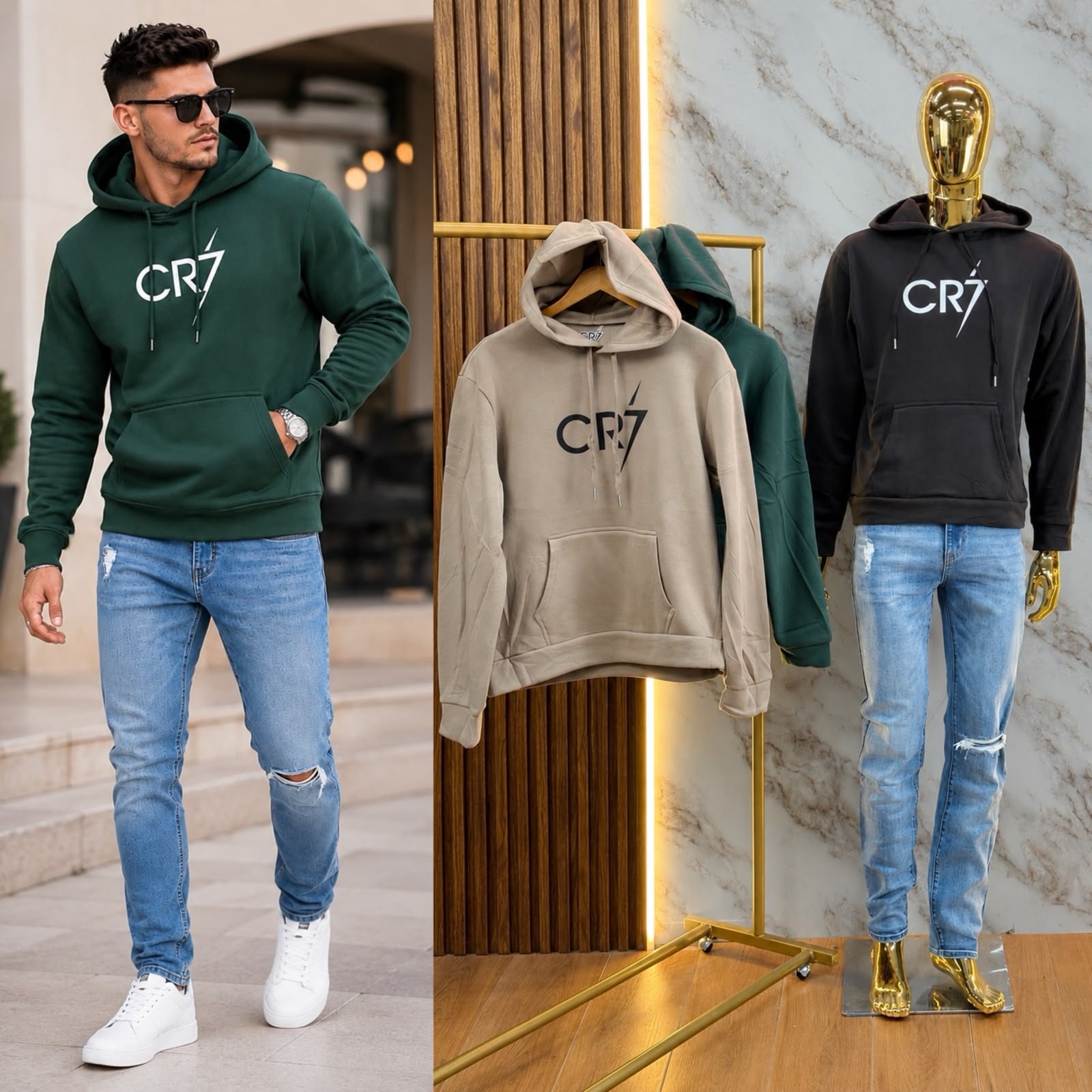 SUDADERA UNISEX CR7