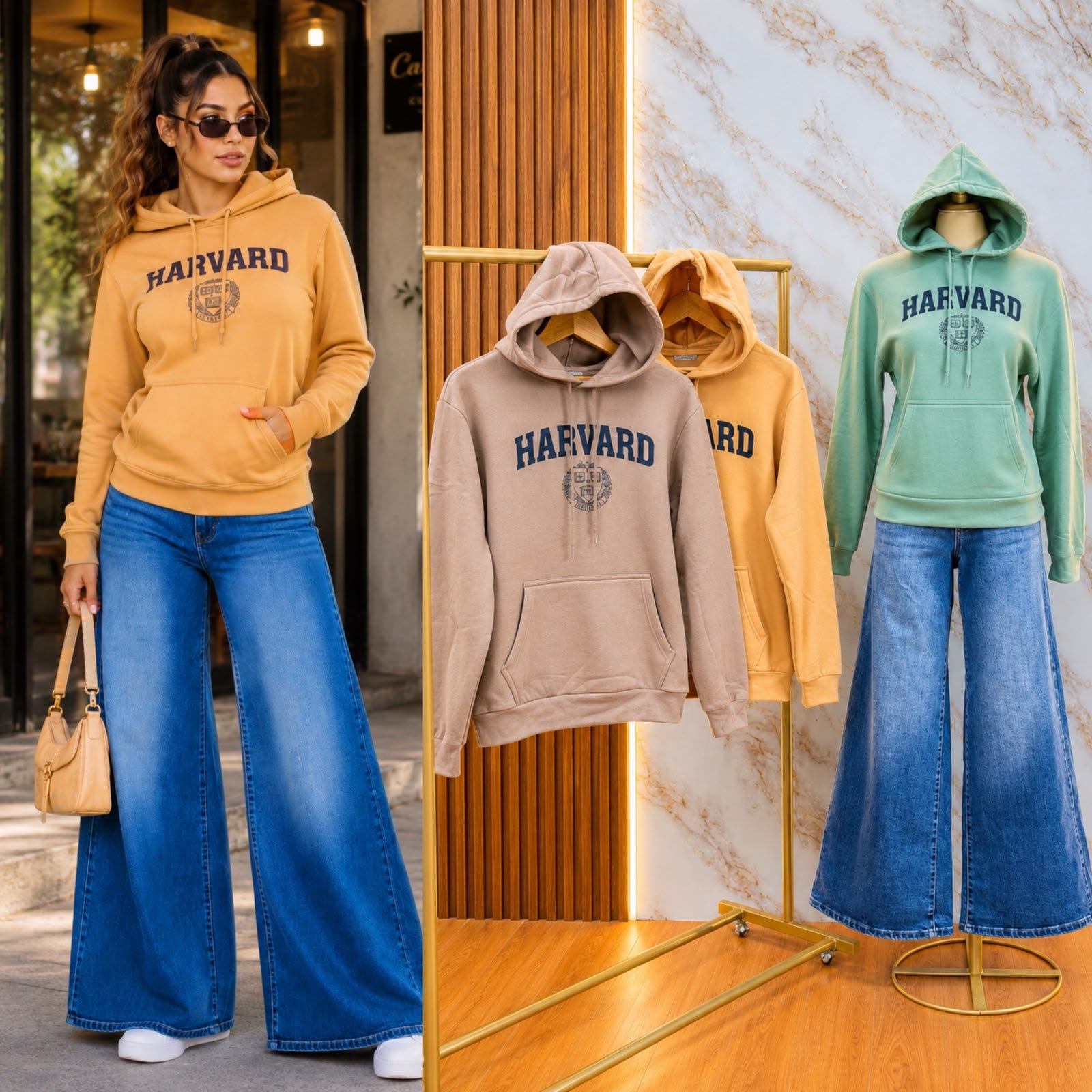 SUDADERA UNISEX HVARD