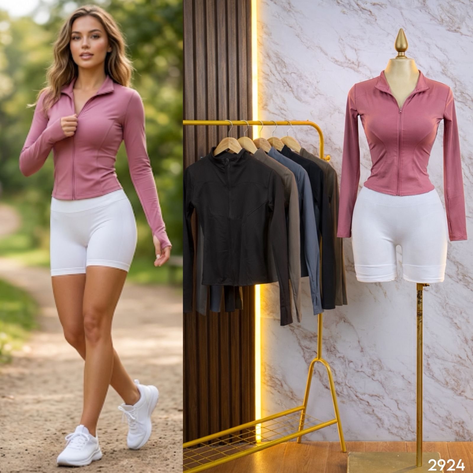 SUDADERA DEPORTIVA/CIERRE 2924