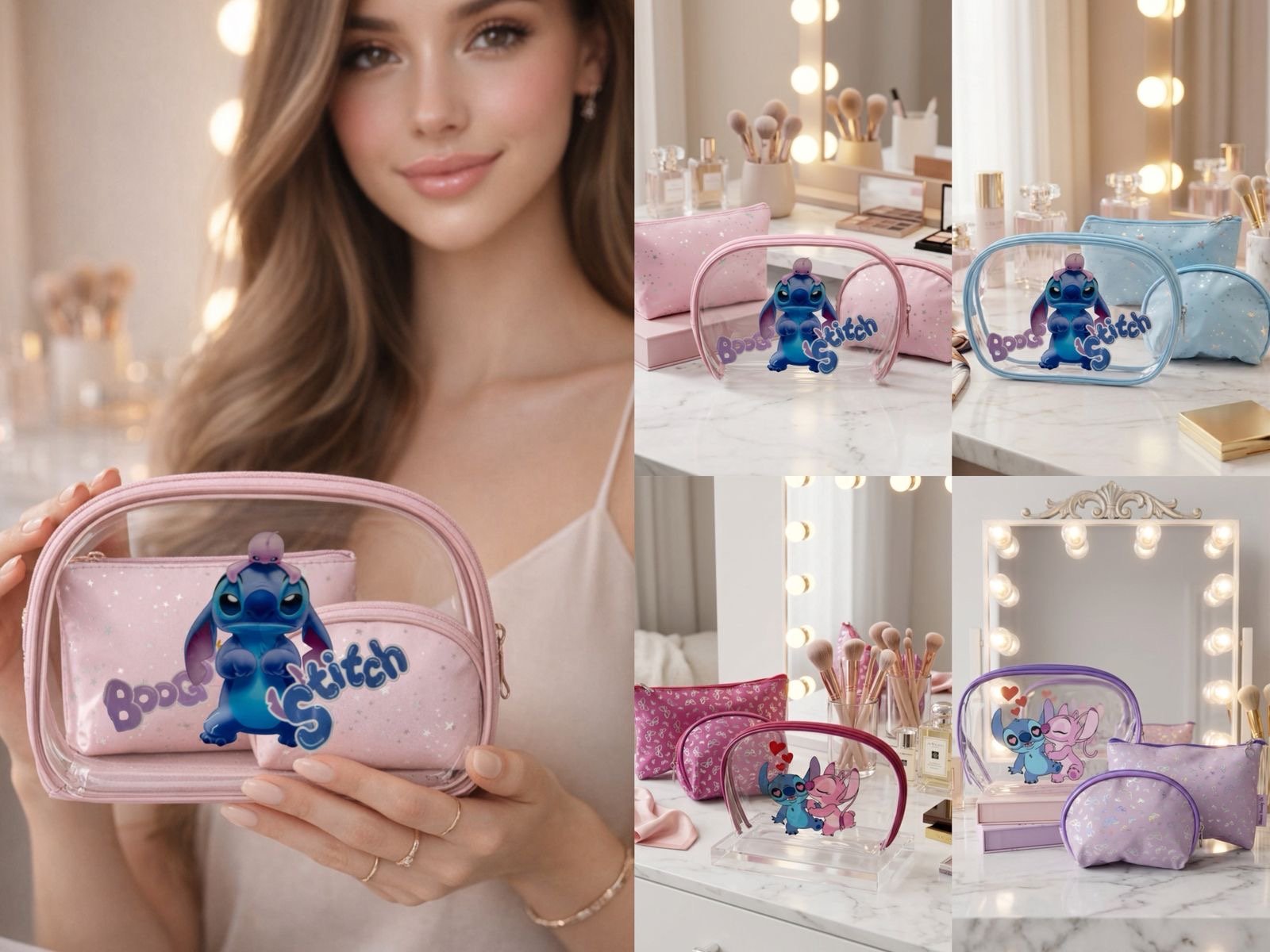 KIT COSMETIQUERA 3 PIEZAS