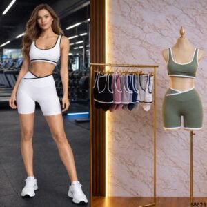 SET/CONJUNTO 2 PIEZAS SHORT FRANJA 88623