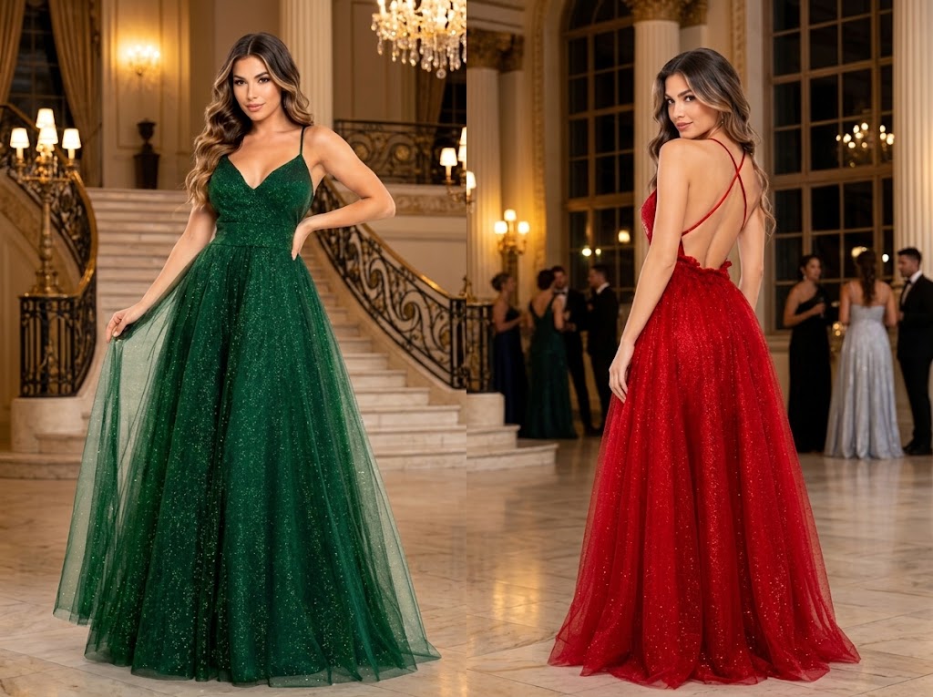 VESTIDO DE FIESTA SILUETA IMPERIAL