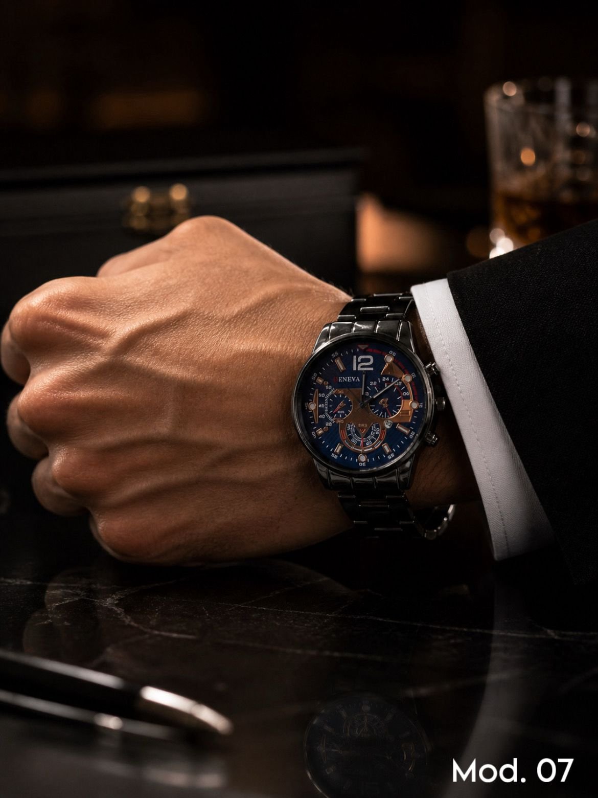 RELOJ METALICO PREMIUM MOD 7 - Image 4