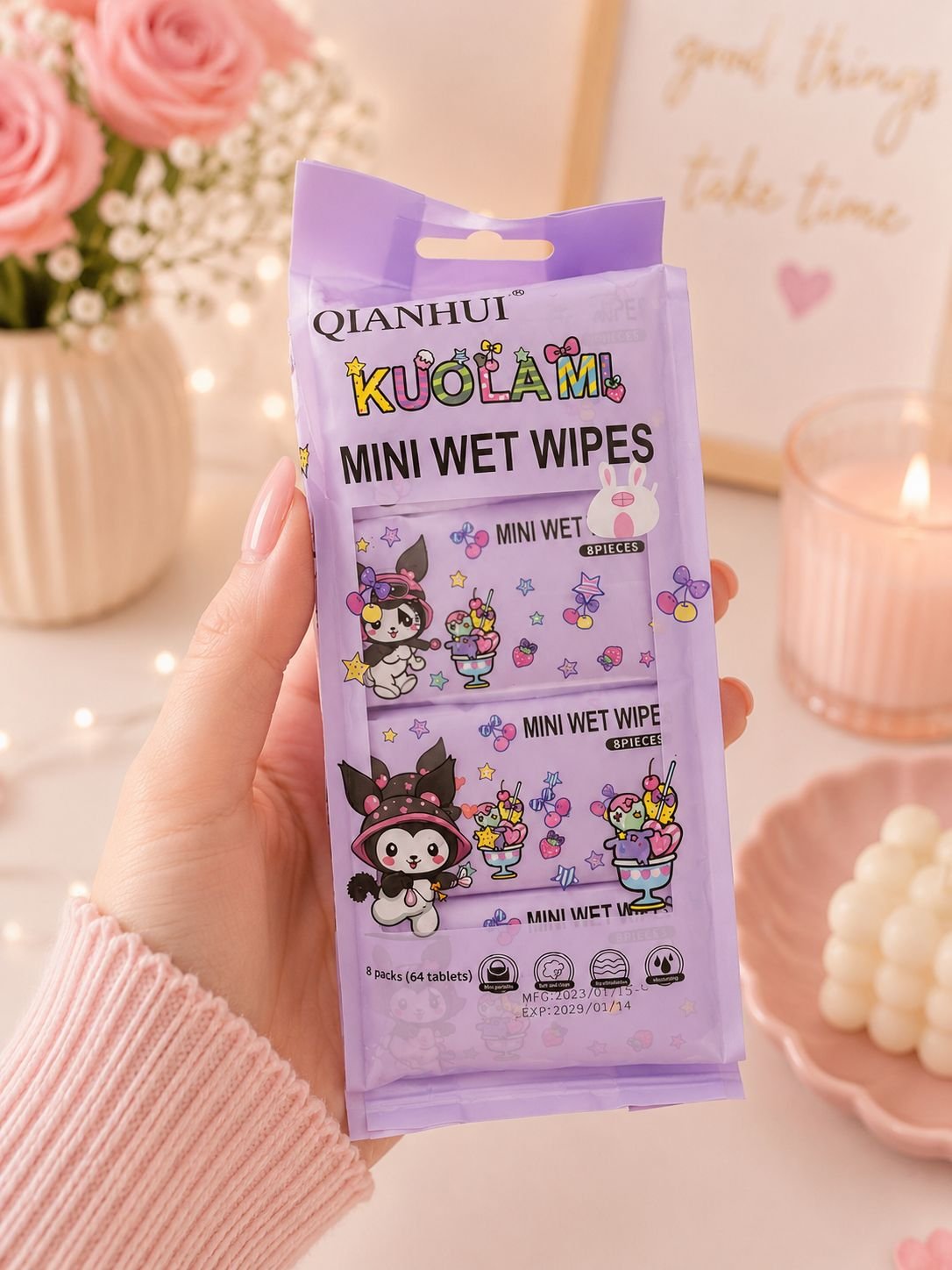 TOALLITAS HUMEDAS DISEÑO KAWAII - Image 3