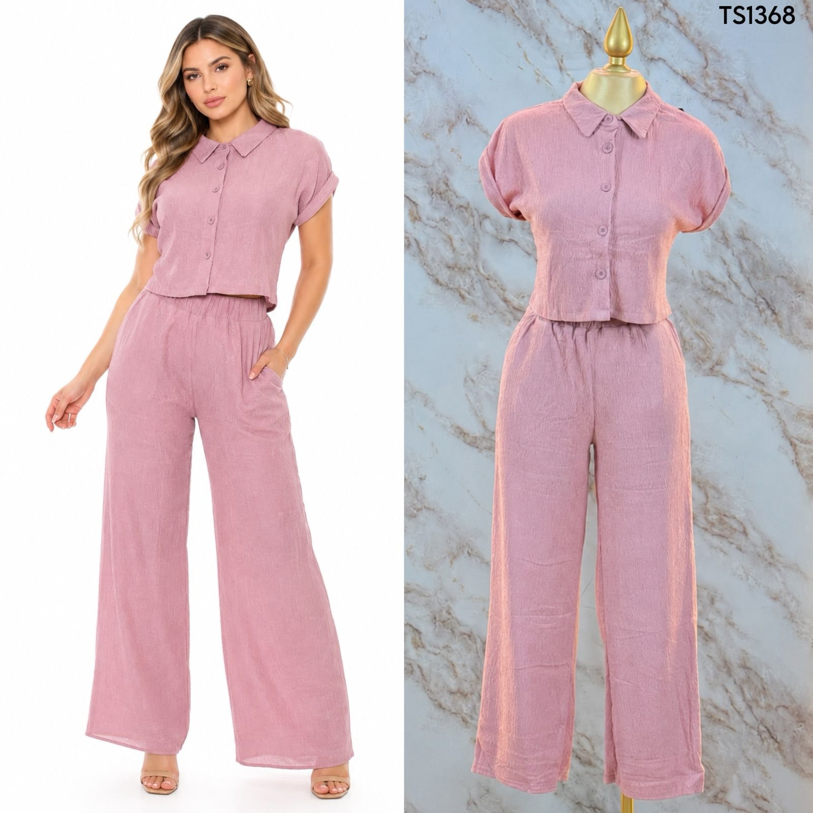 CONJUNTO 2 PIEZAS CAMISA+PANTALON 1368 - Image 2