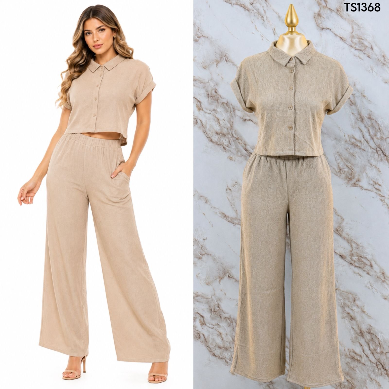 CONJUNTO 2 PIEZAS CAMISA+PANTALON 1368 - Image 4