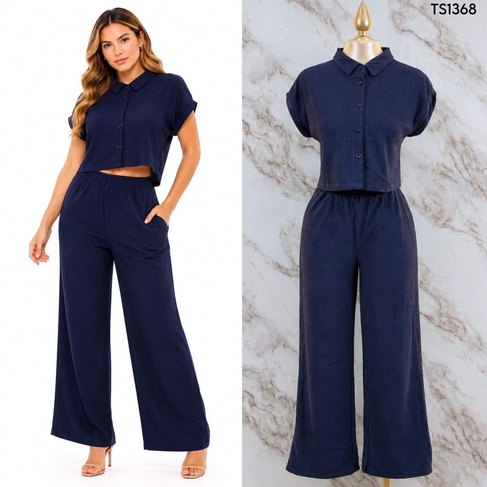 CONJUNTO 2 PIEZAS CAMISA+PANTALON 1368 - Image 3