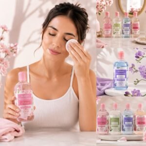 DESMAQUILLANTE CON ESENCIA FLORAL