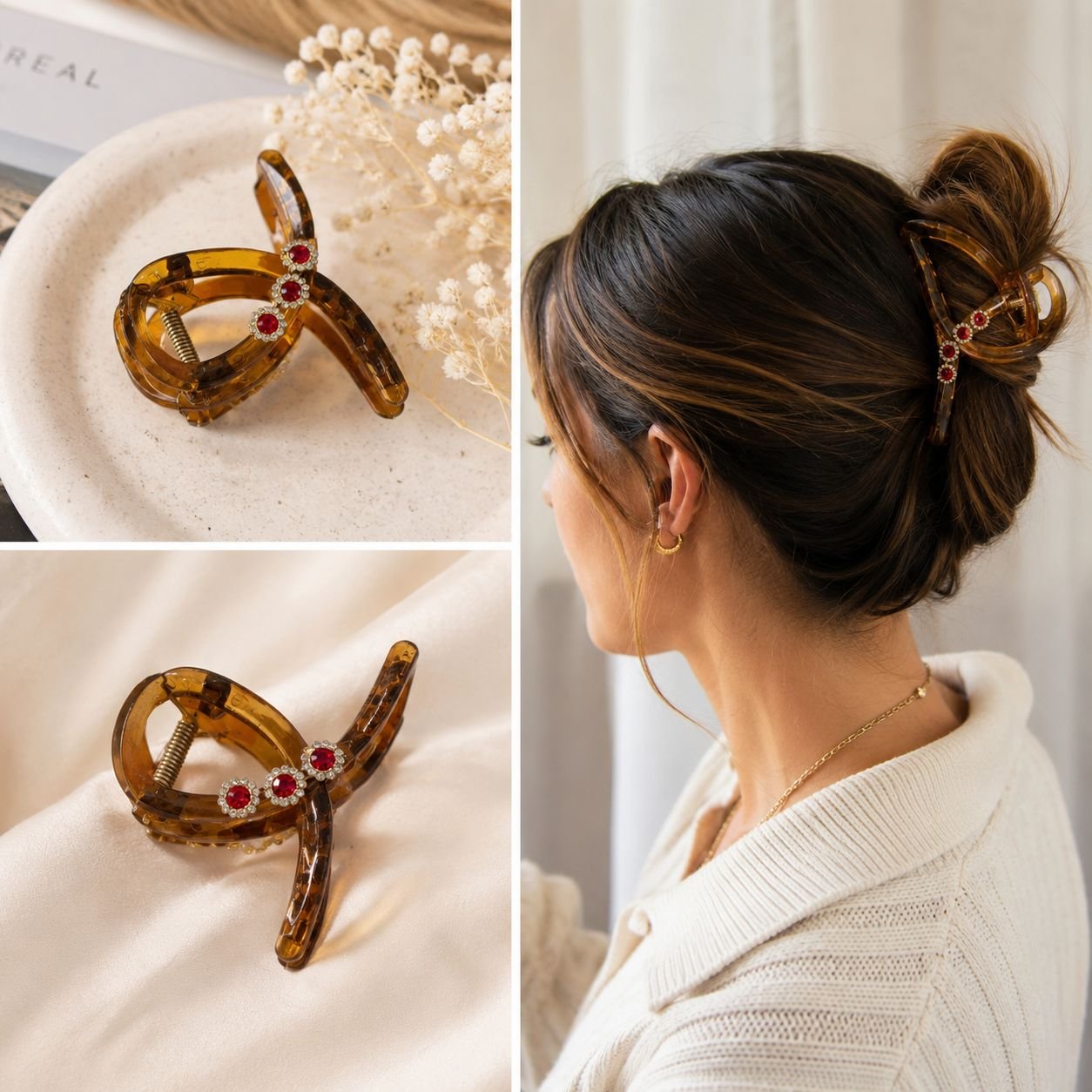 PINZA/BROCHE PARA CABELLO VARIOS DISEÑOS