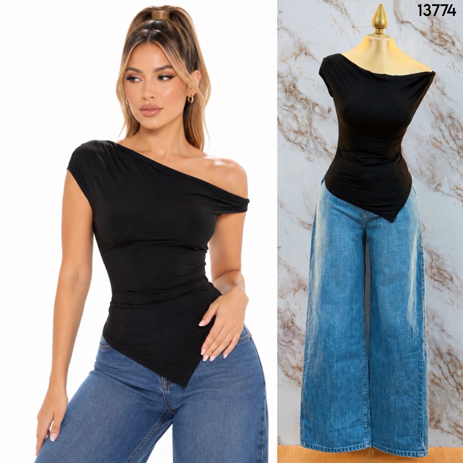BLUSA DRAPEADA 3774 - Image 5
