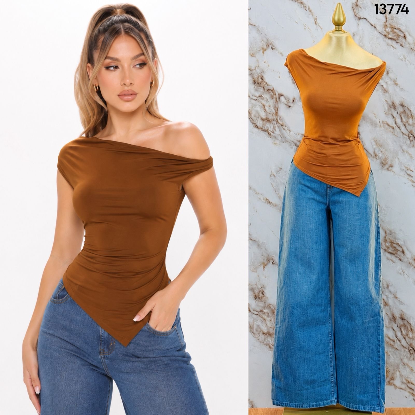 BLUSA DRAPEADA 3774 - Image 4