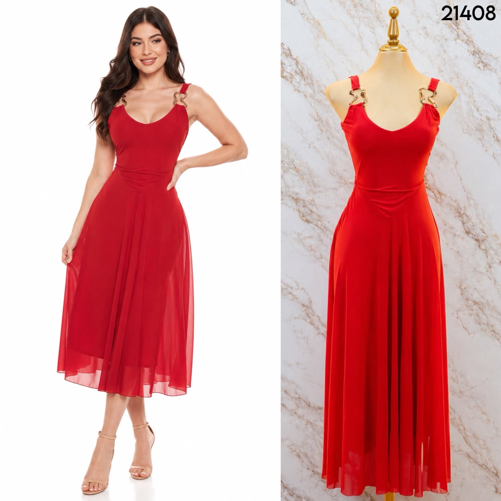 VESTIDO CON HERRAJES 1408 - Image 2