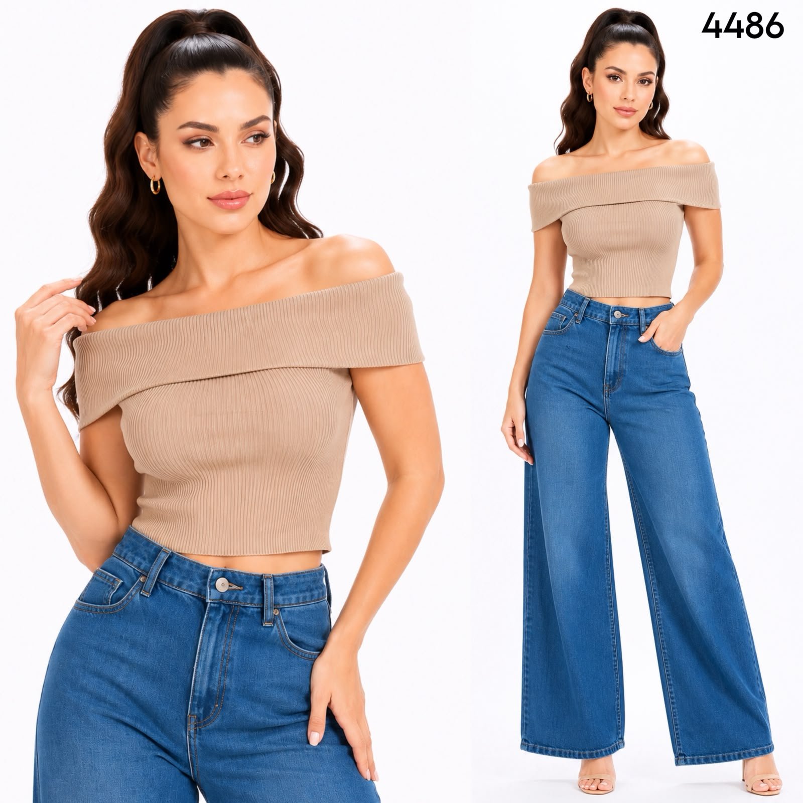 BLUSA TIPO CAMPESINA 4486 - Image 3