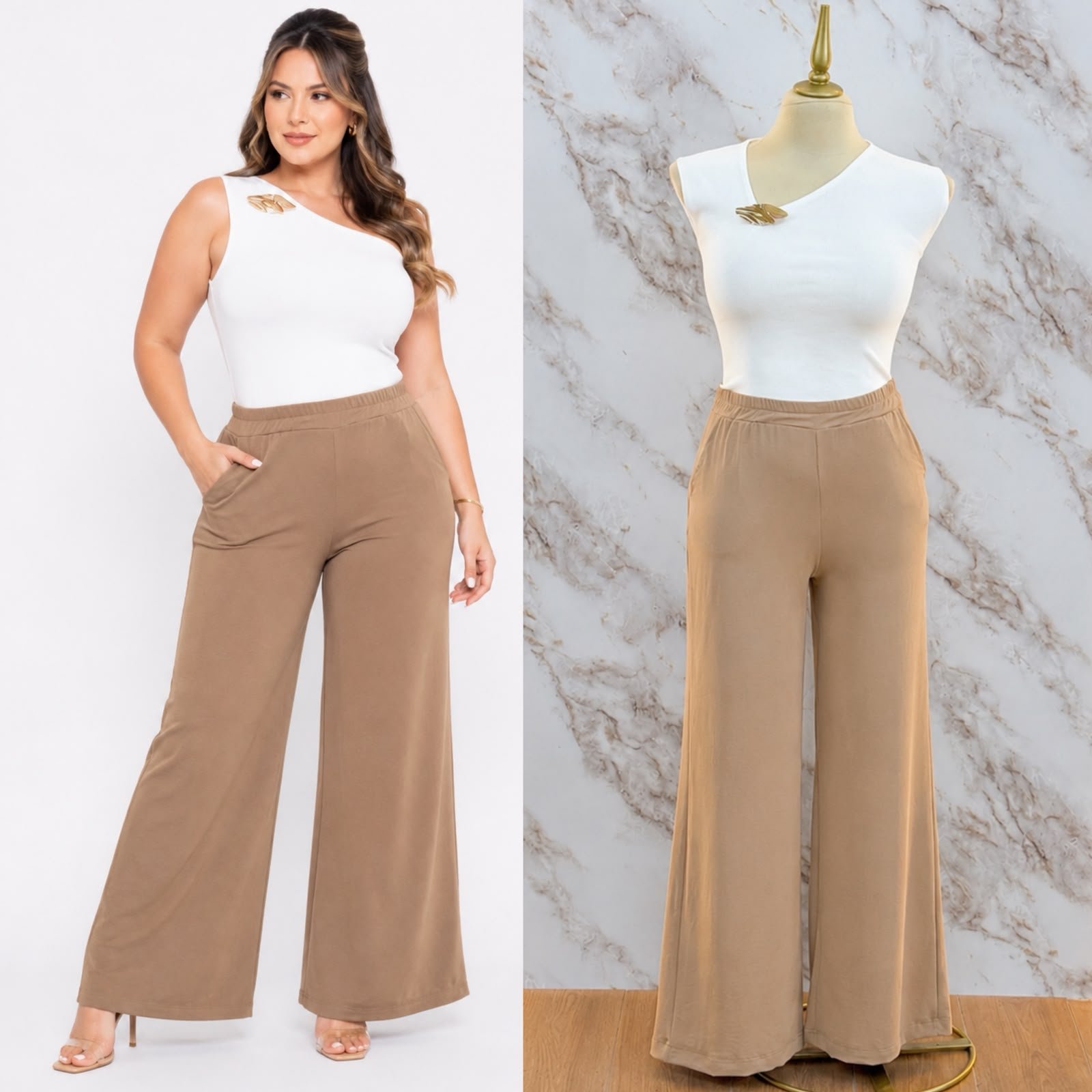 PANTALON WIDE LEG DE COLORES - Image 3