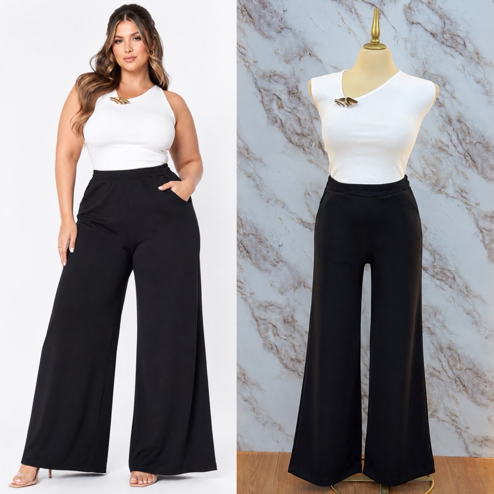 PANTALON WIDE LEG DE COLORES - Image 6