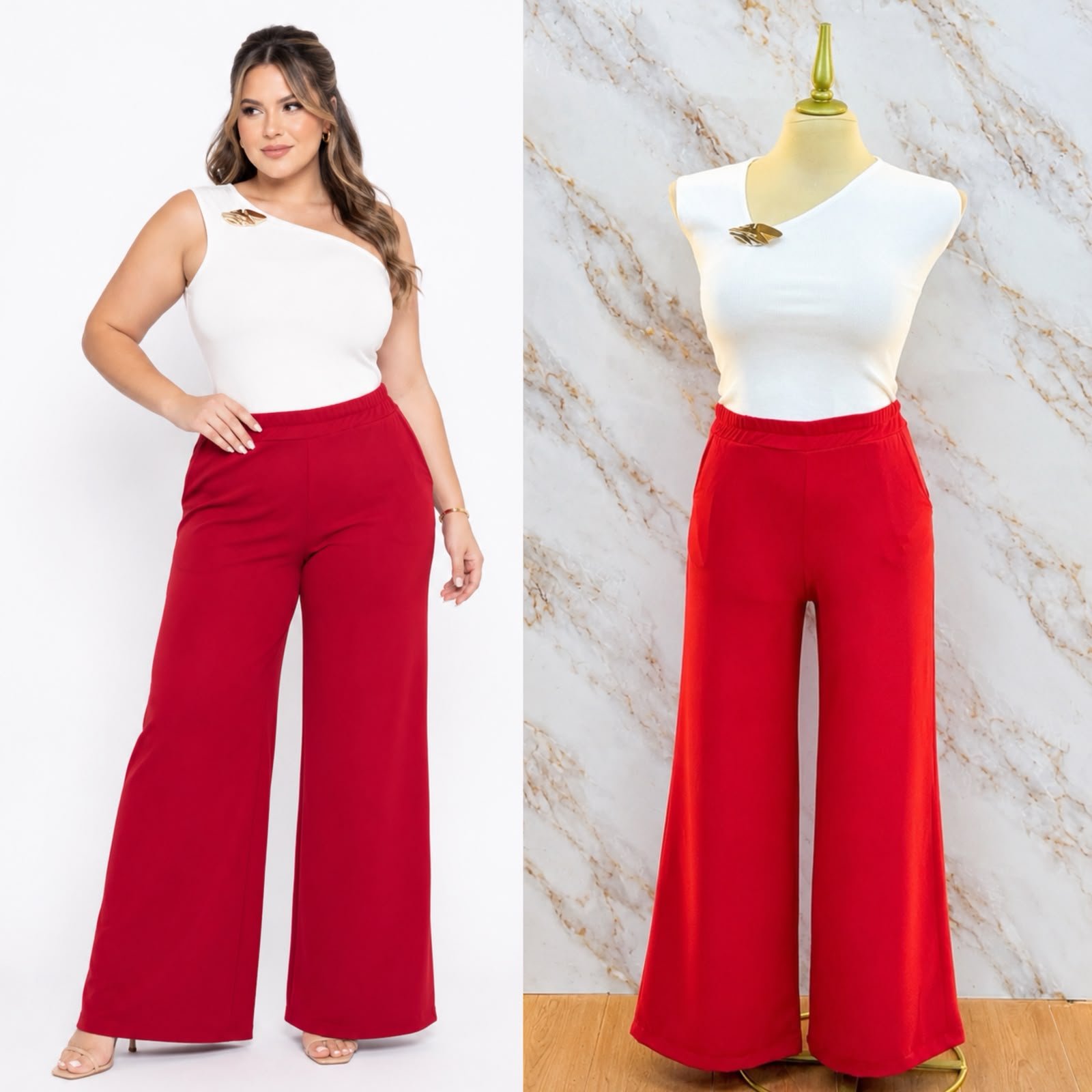 PANTALON WIDE LEG DE COLORES - Image 4