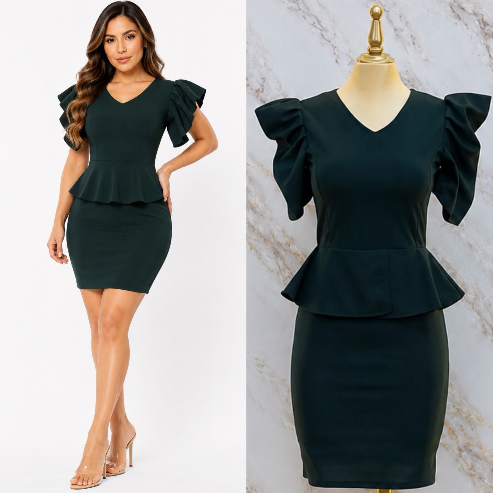 VESTIDO DE OLANES OFICE - Image 5