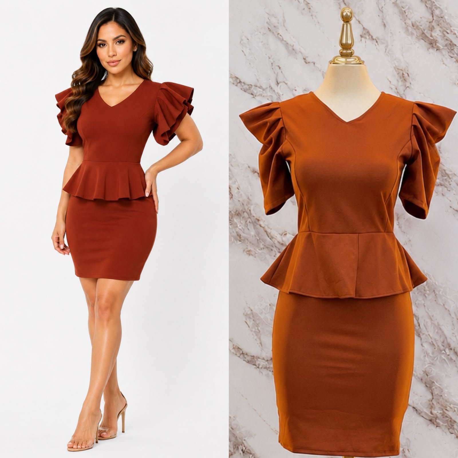 VESTIDO DE OLANES OFICE - Image 7