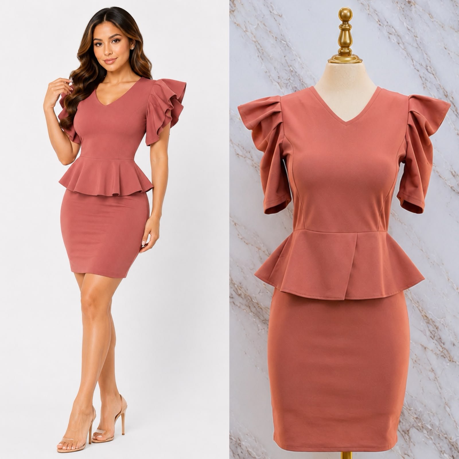 VESTIDO DE OLANES OFICE - Image 9