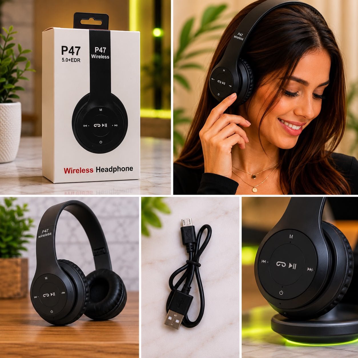 AUDIFONO TIPO DIADEMA BLUETOOTH - Image 3