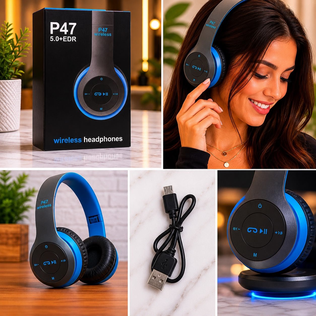 AUDIFONO TIPO DIADEMA BLUETOOTH - Image 4