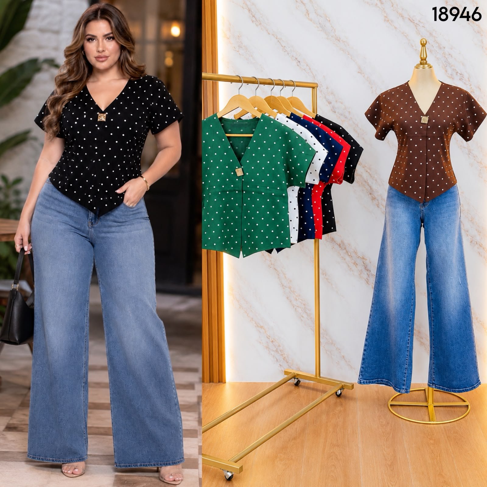 BLUSA PUNTITOS 8946