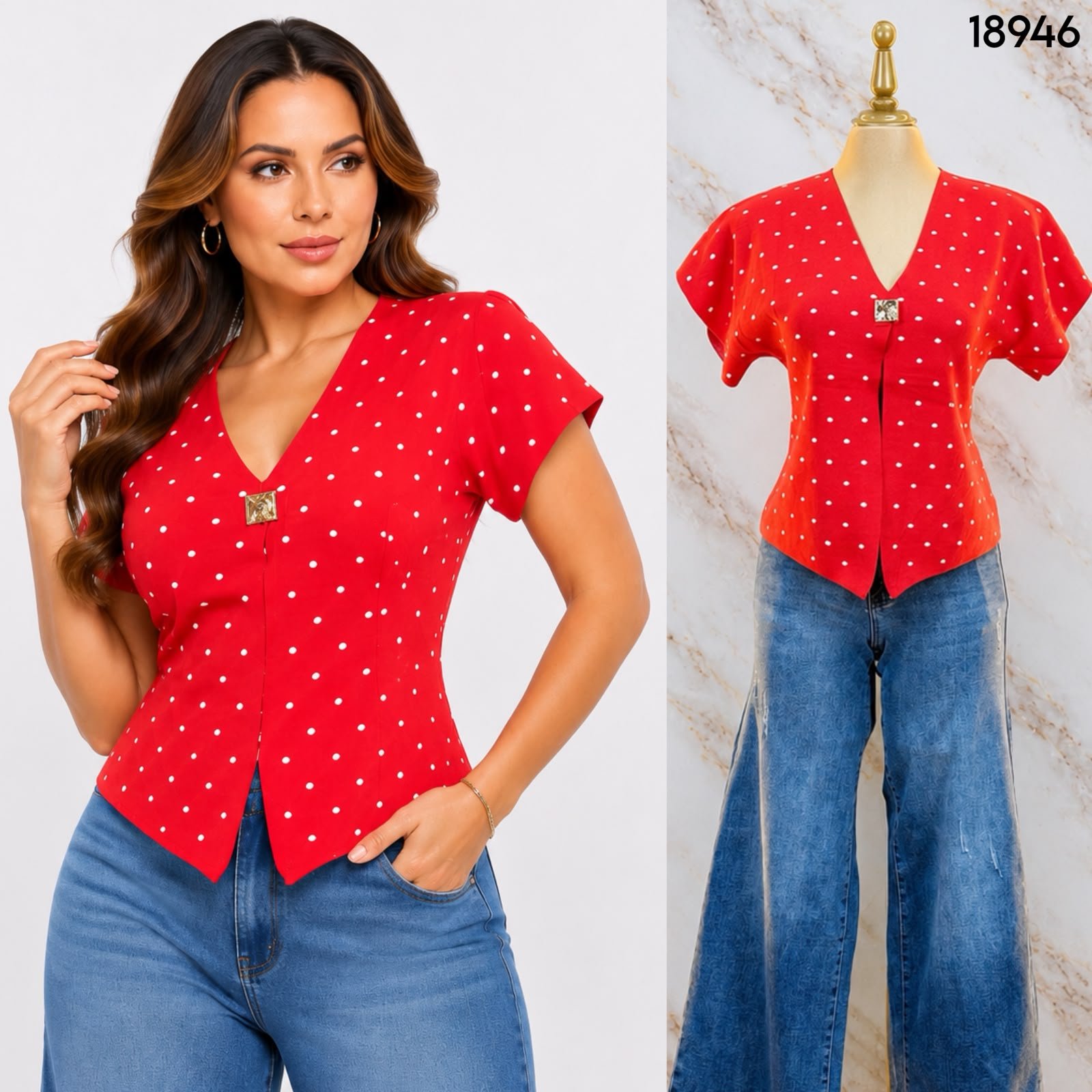 BLUSA PUNTITOS 8946 - Image 2
