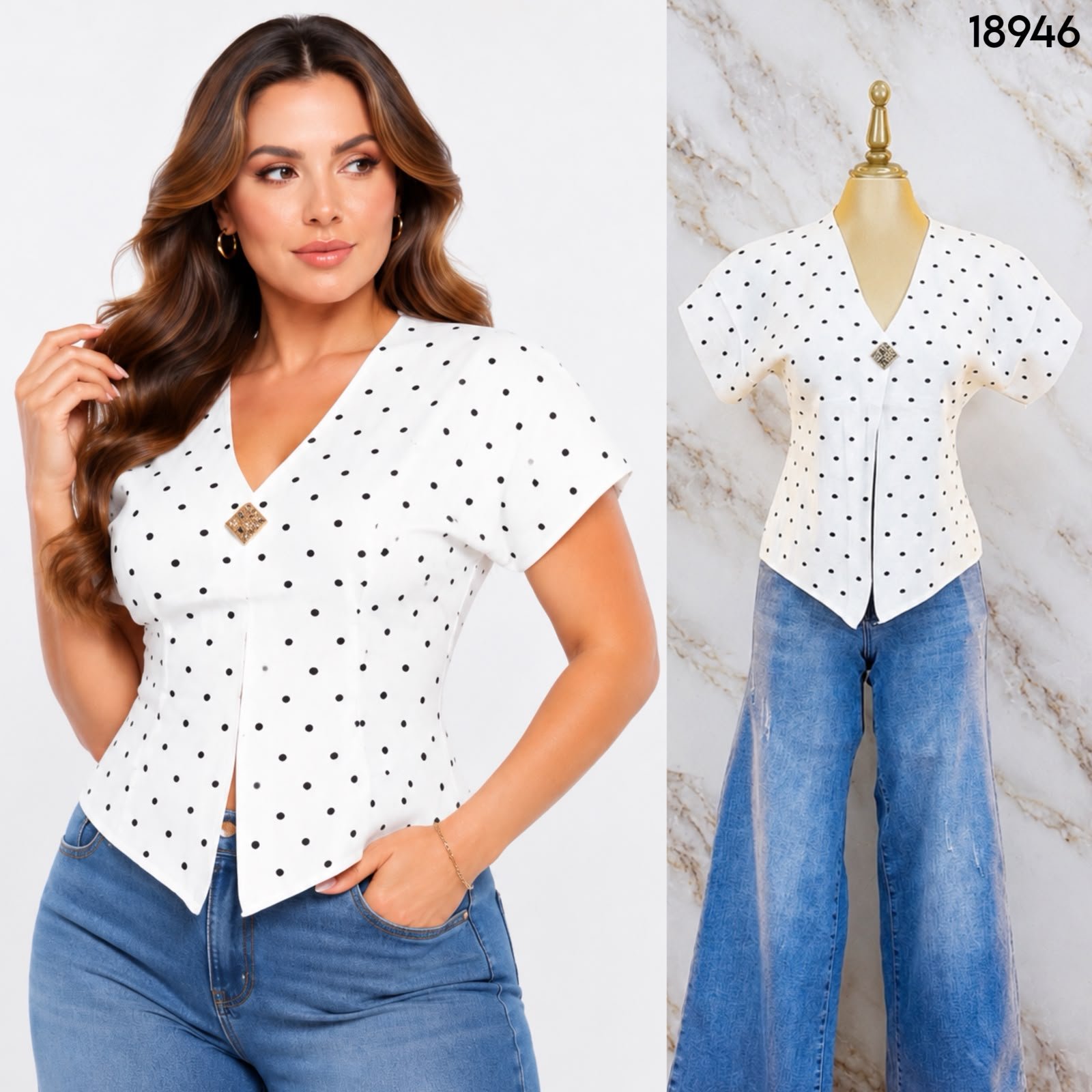 BLUSA PUNTITOS 8946 - Image 4