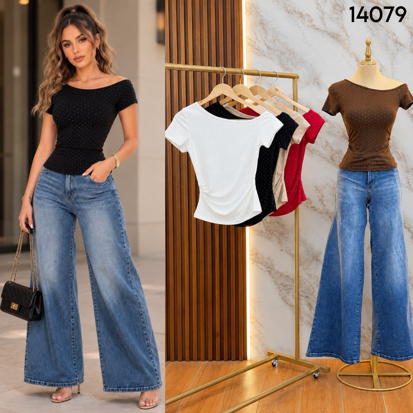 BLUSA PUNTITOS 4079