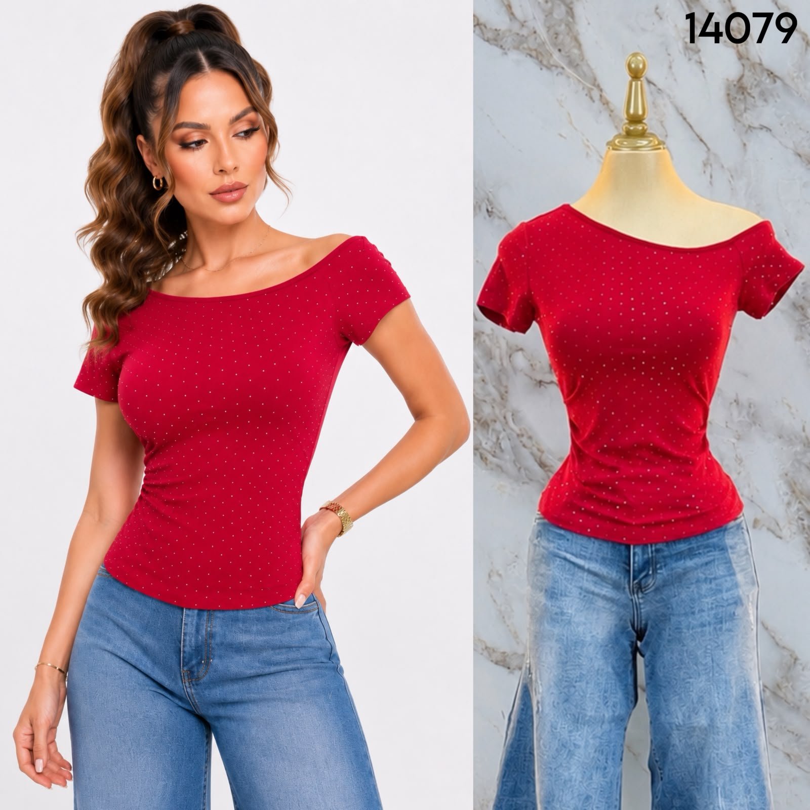 BLUSA PUNTITOS 4079 - Image 3