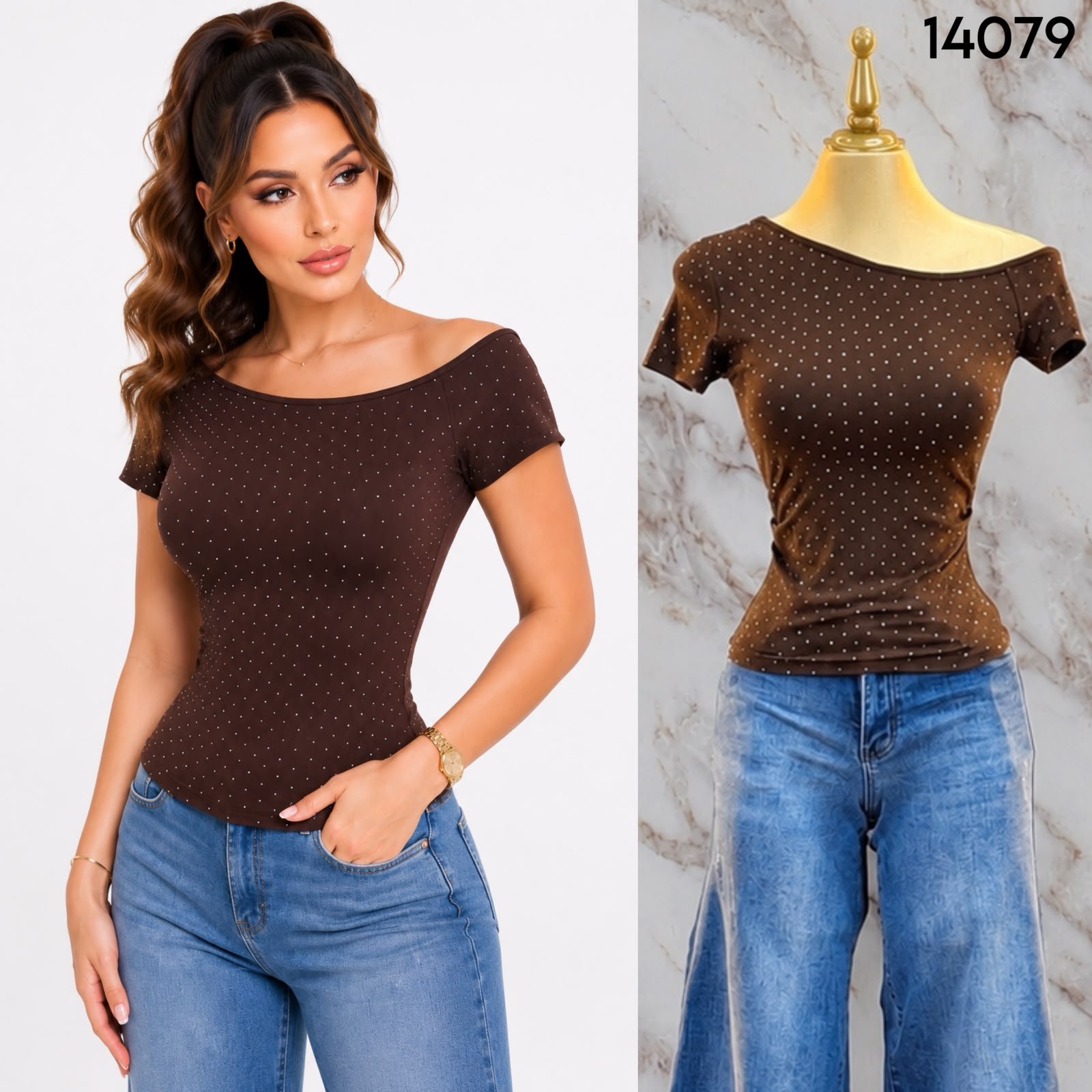 BLUSA PUNTITOS 4079 - Image 4