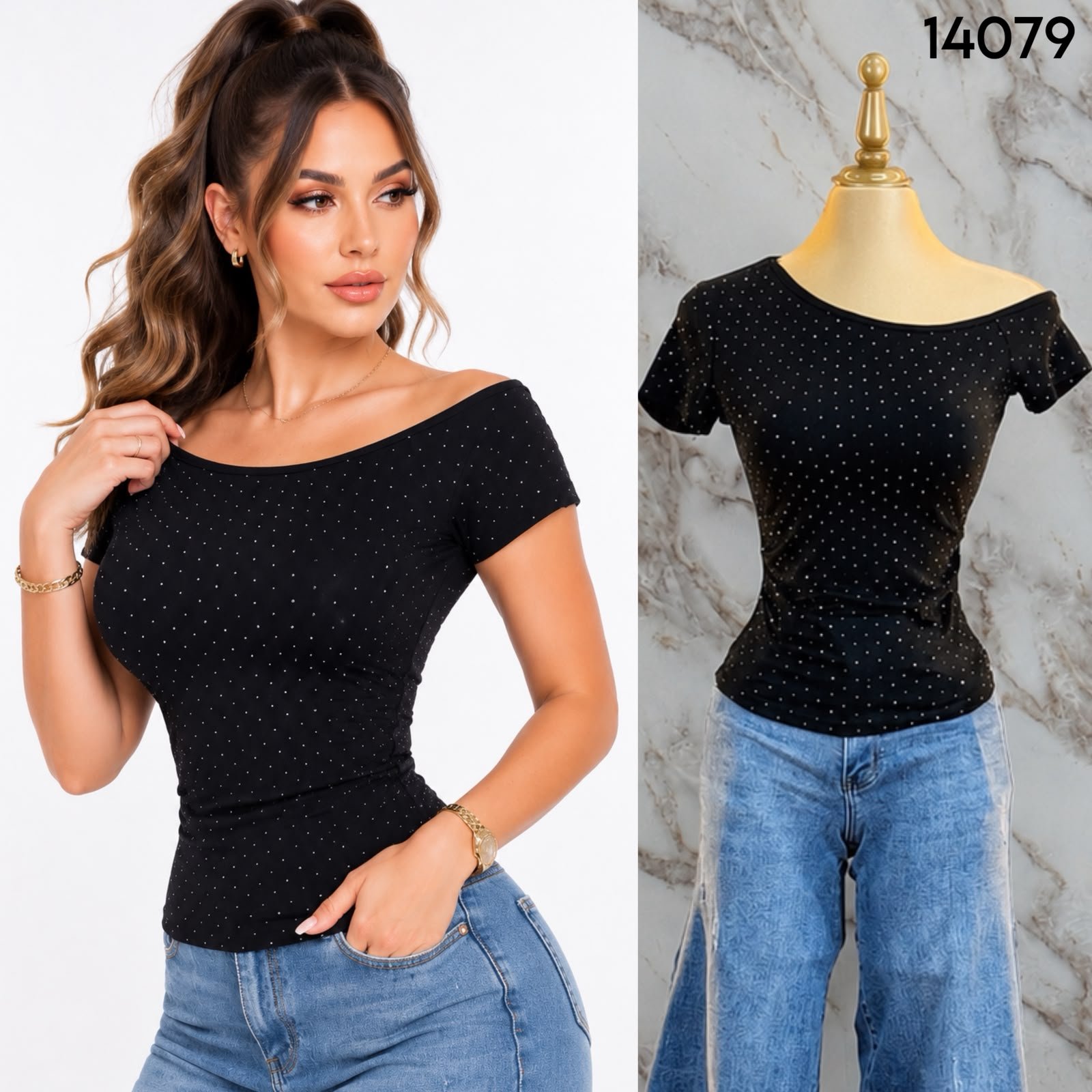 BLUSA PUNTITOS 4079 - Image 6