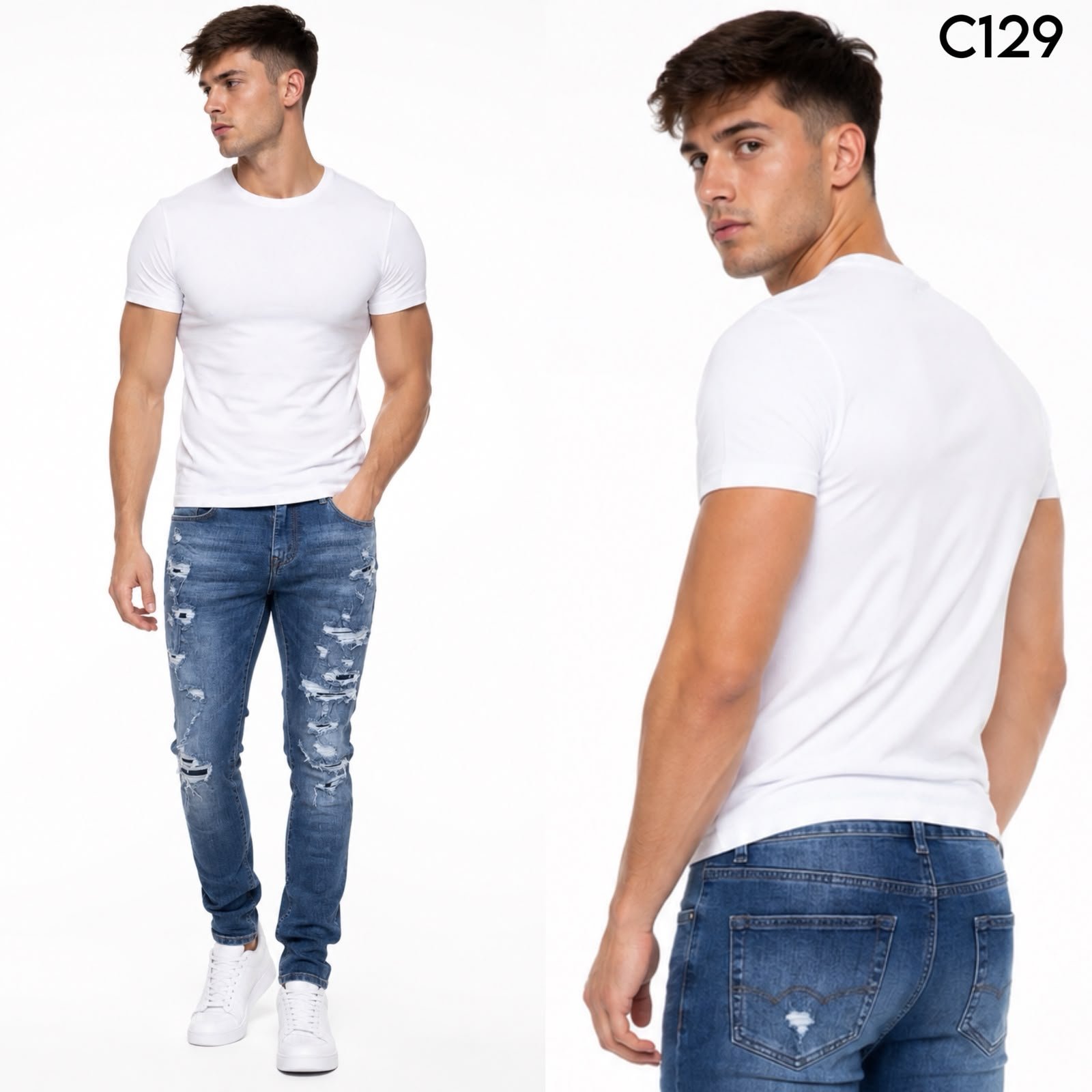 PANTALON / JEANS DE CABALLERO C129 - Image 2