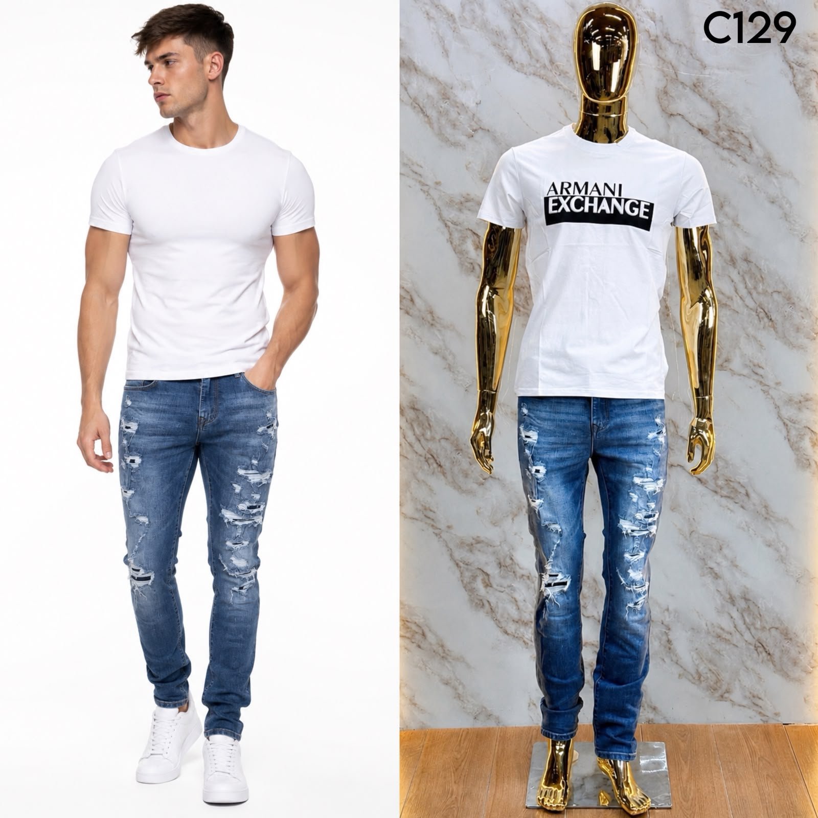 PANTALON / JEANS DE CABALLERO C129 - Image 4
