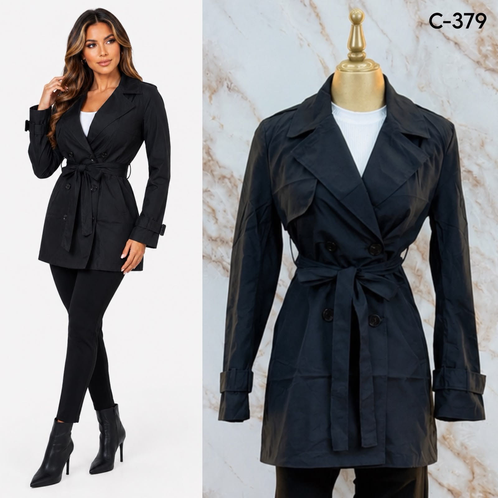 GABARDINA SARGA TWILL 379 - Image 2