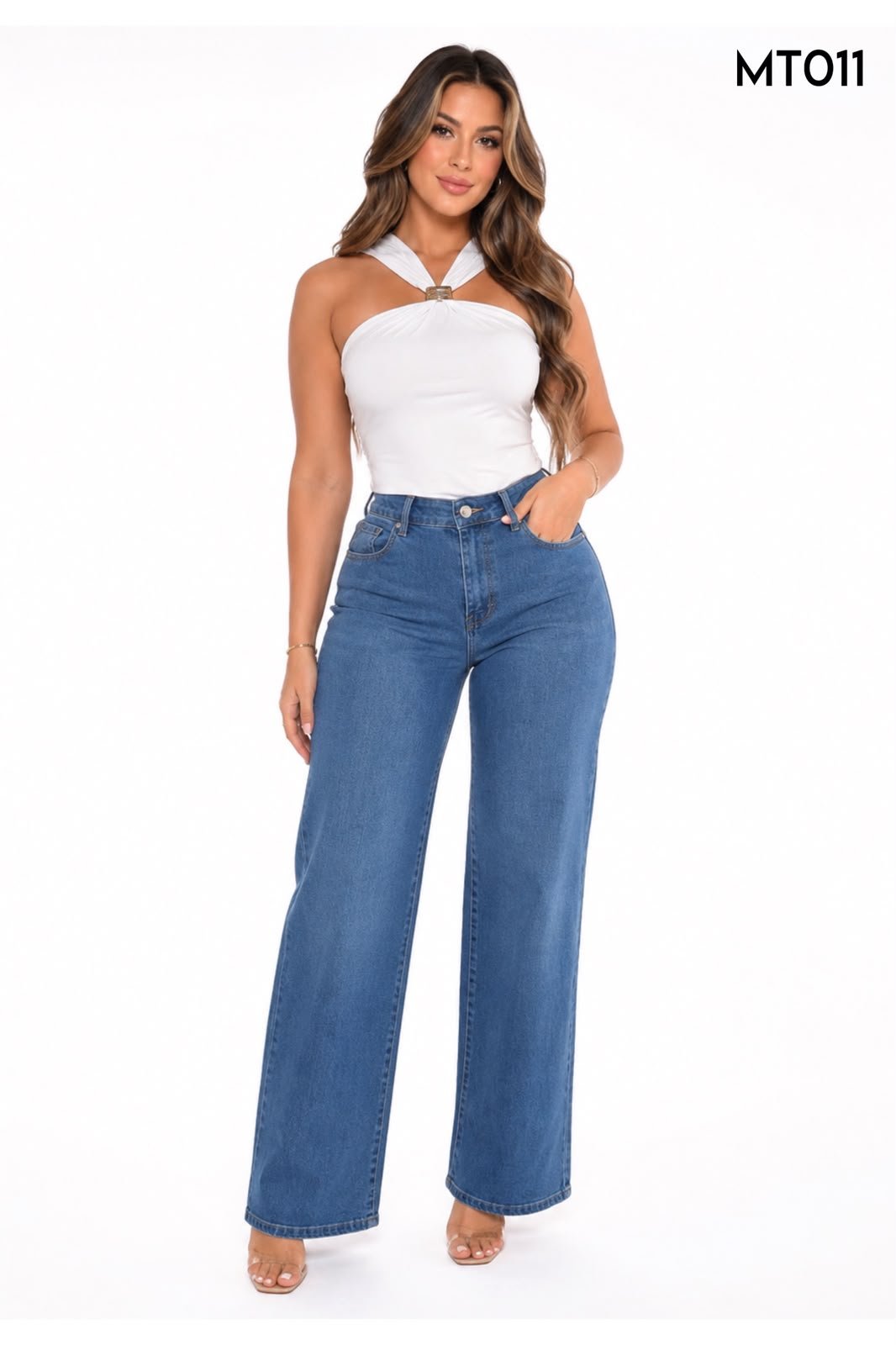 PANTALON /JEANS CORTE WIDE LEG MT 011 - Image 4