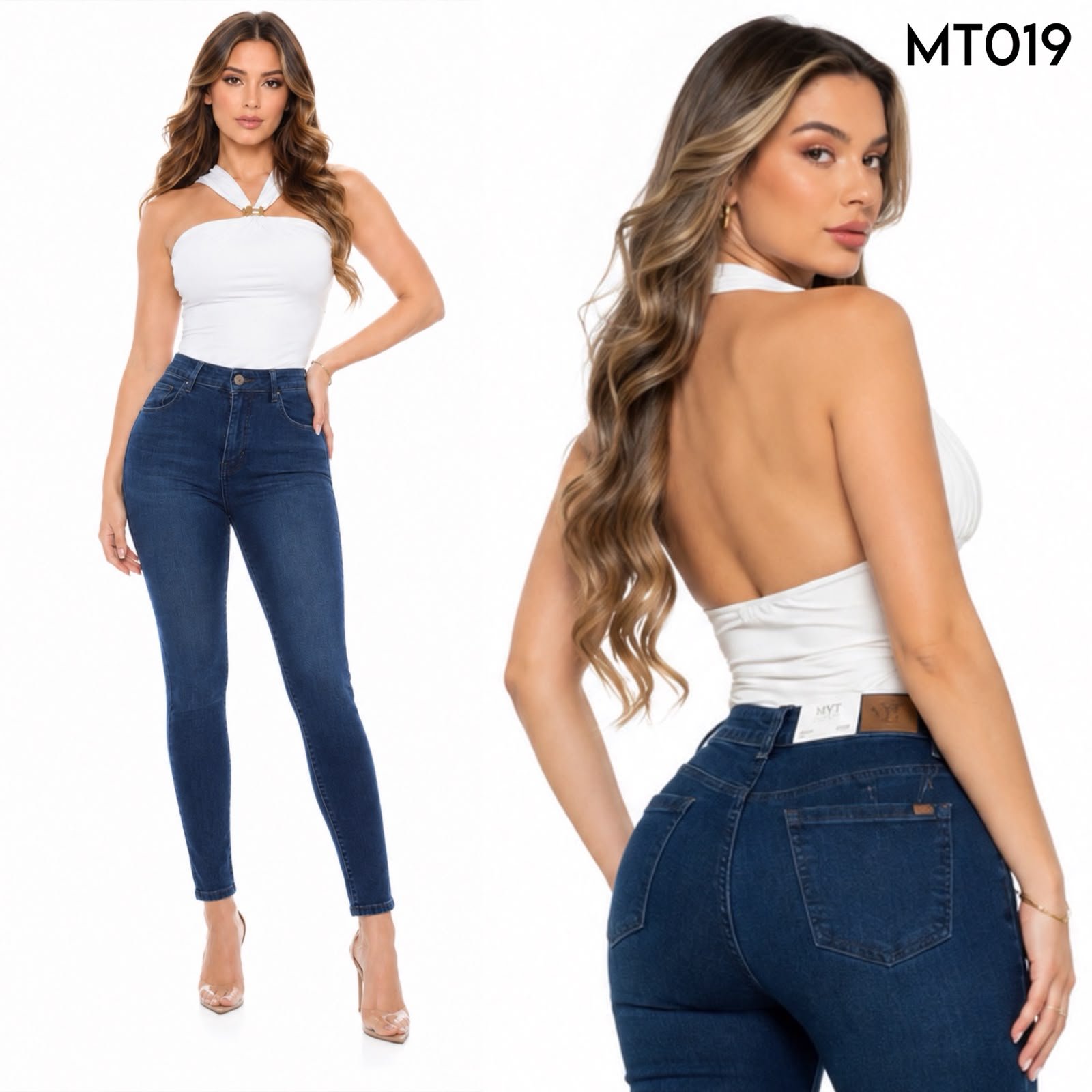PANTALON /JEANS CORTE WIDE LEG MT 019 - Image 2