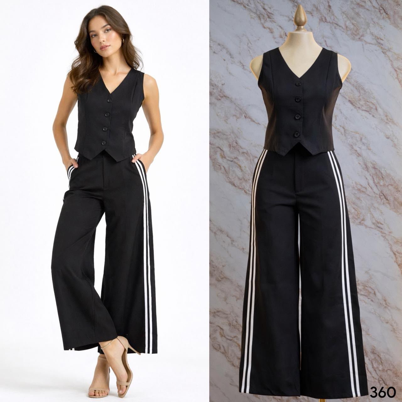 SET / CONJUNTO SACO Y RAYAS 360 - Image 2