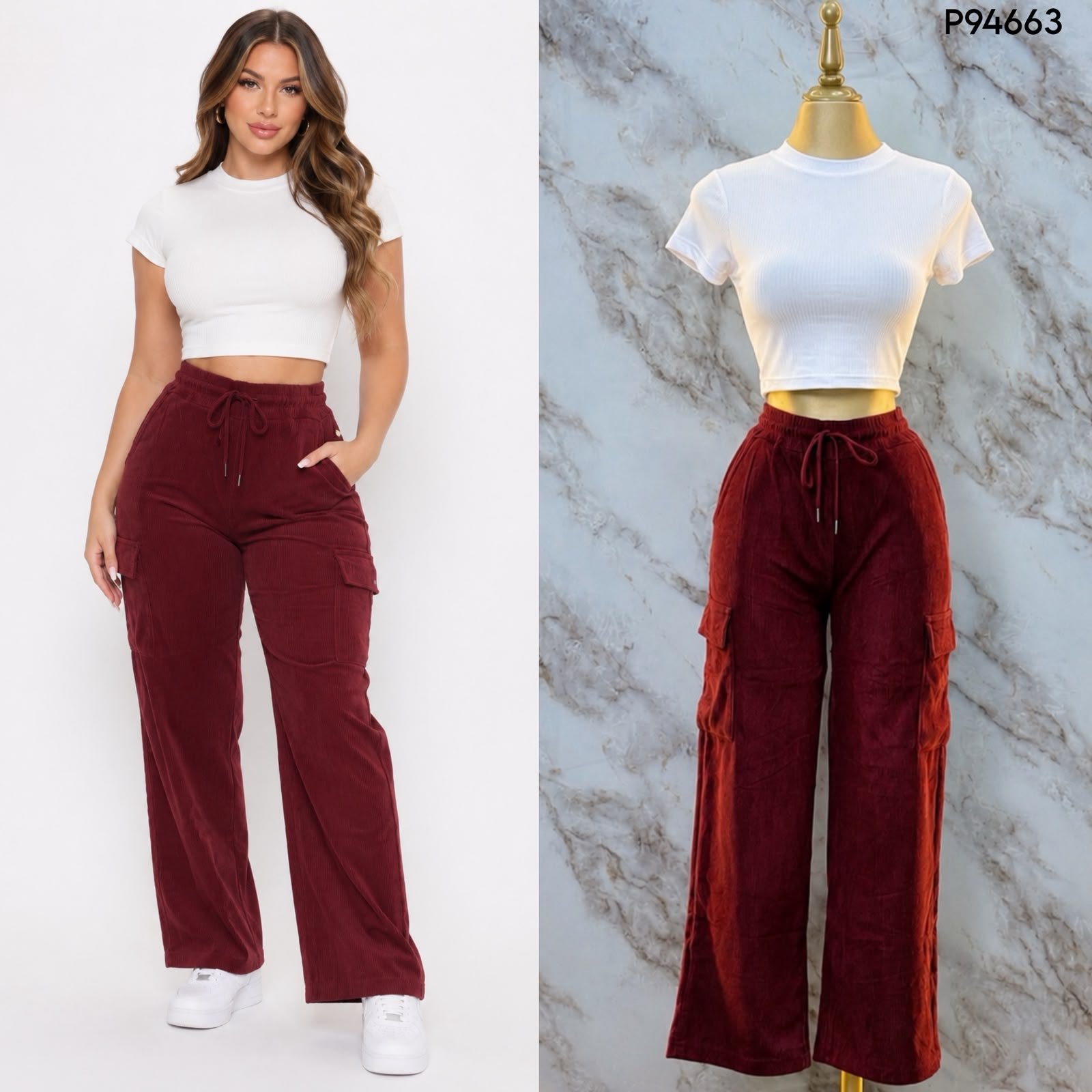 PANTALON CARGO PANA 4663 - Image 2