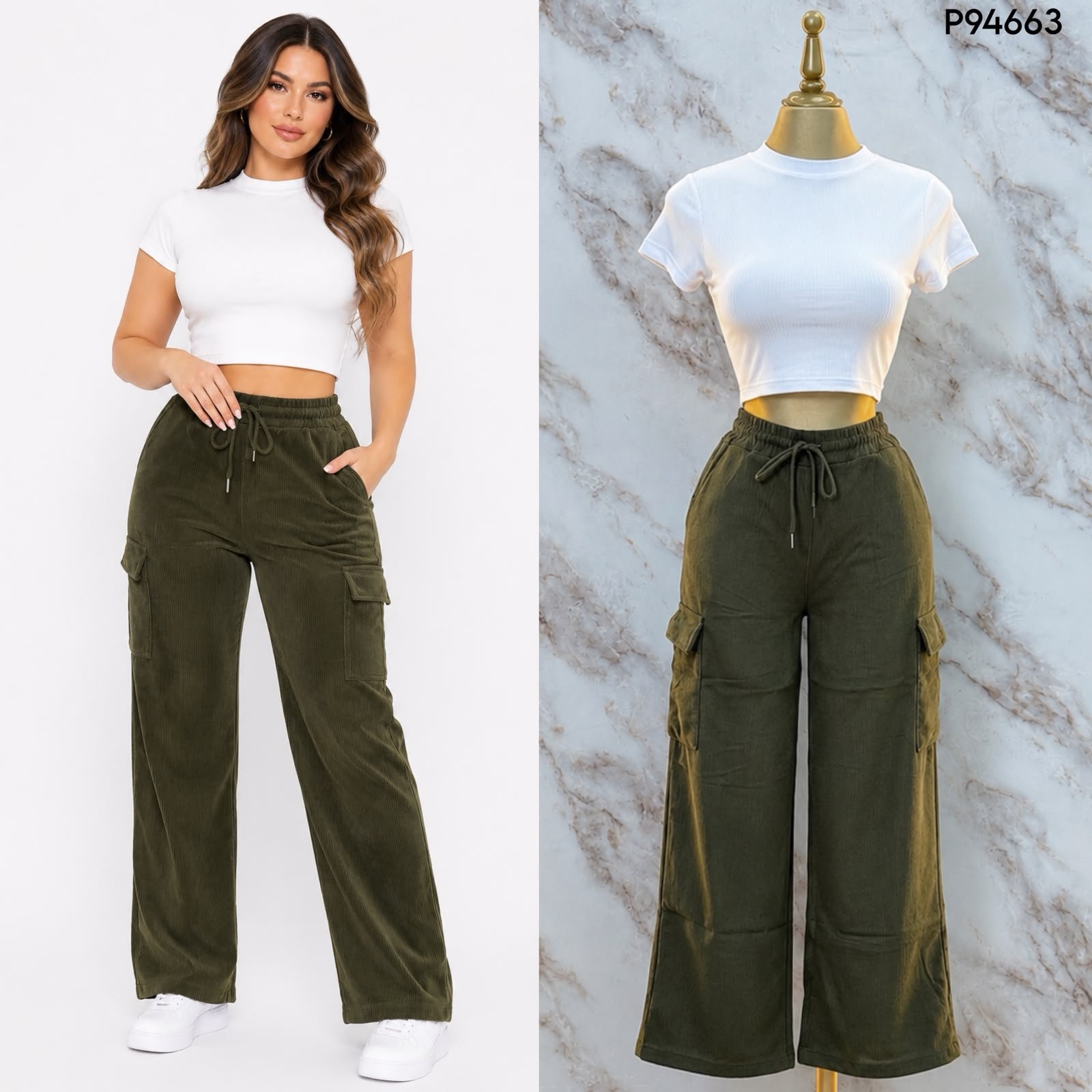 PANTALON CARGO PANA 4663 - Image 3